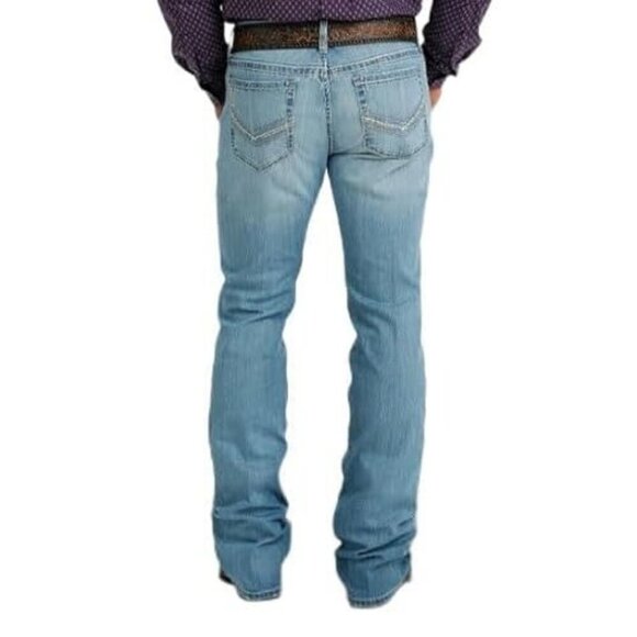 Cinch Men's 40x32 Ian Mid Rise Slim Fit Bootcut Jeans Light Stonewash MB58836001 - Picture 1 of 4